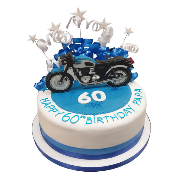 Motorbike cake 3